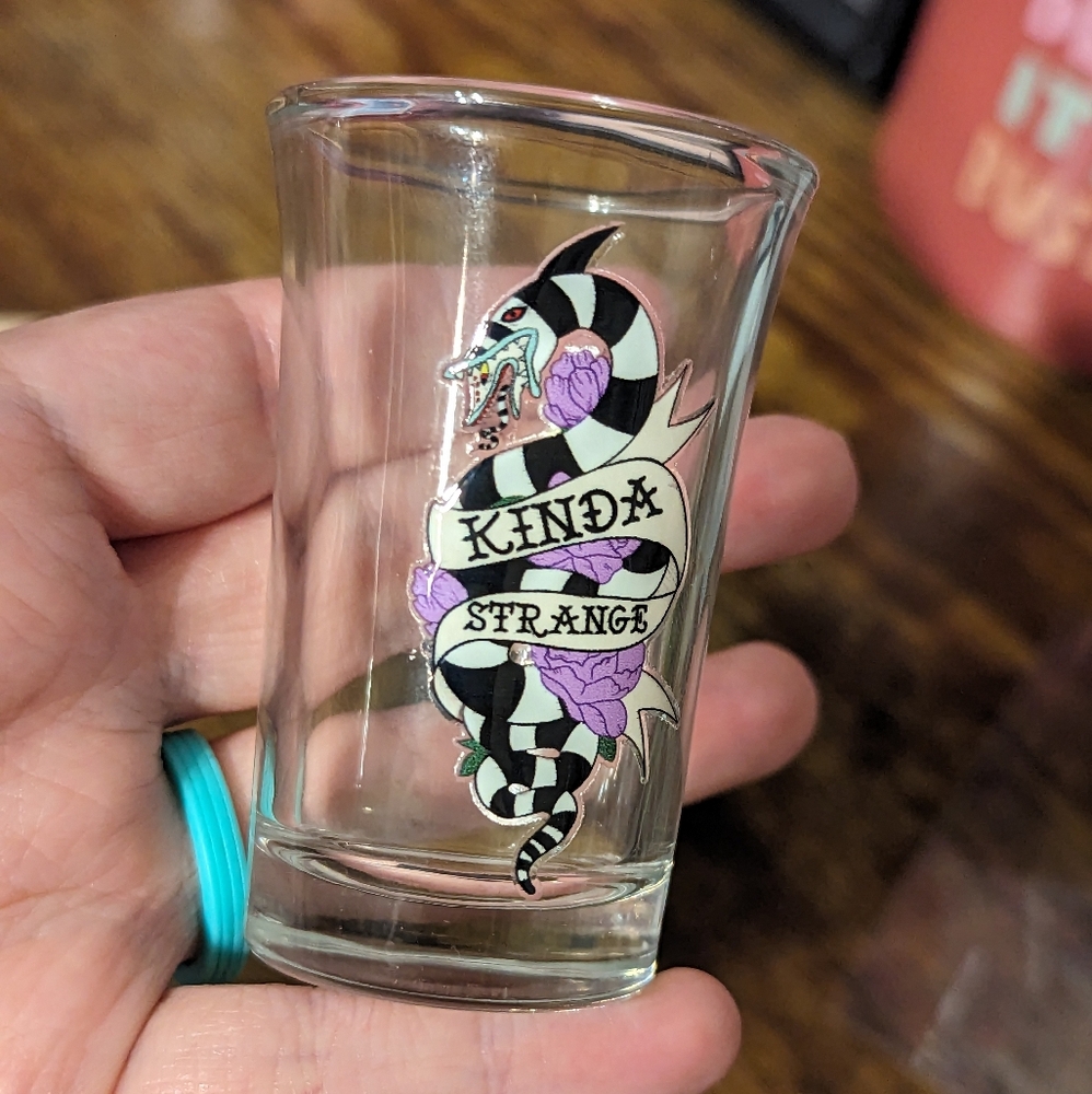 2 For $5 Item: Beetlejuice Theme Shot Glass New! - Picture 2 of 3